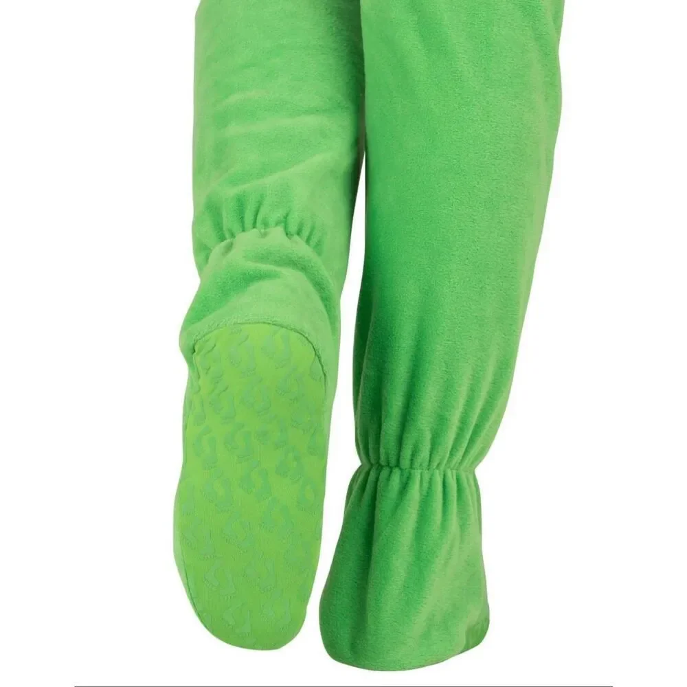 EMERALD GREEN TODDLER HOODIE FLEECE ONESIE by Footed Pajamas